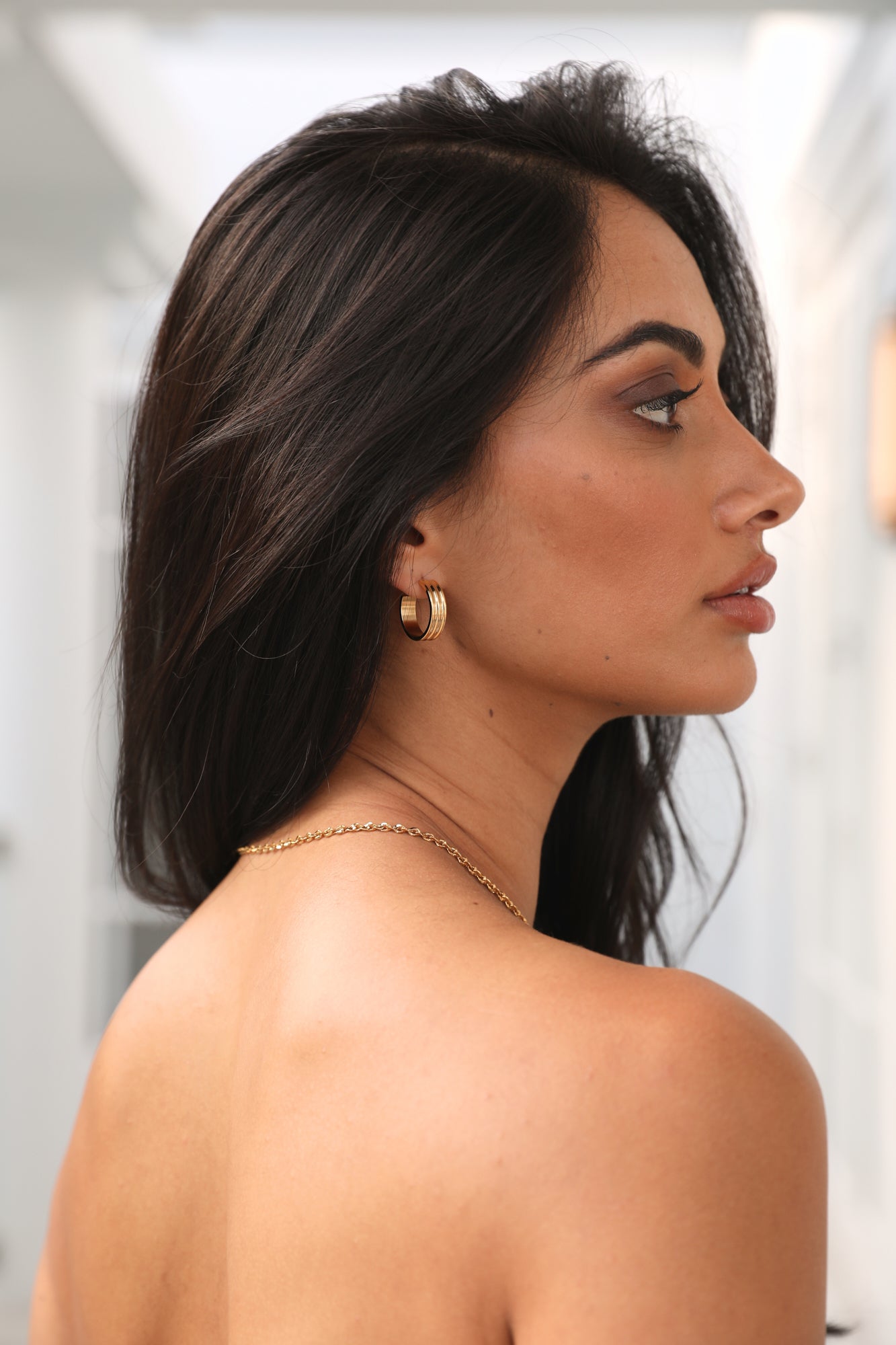 Gold Hoop Earrings