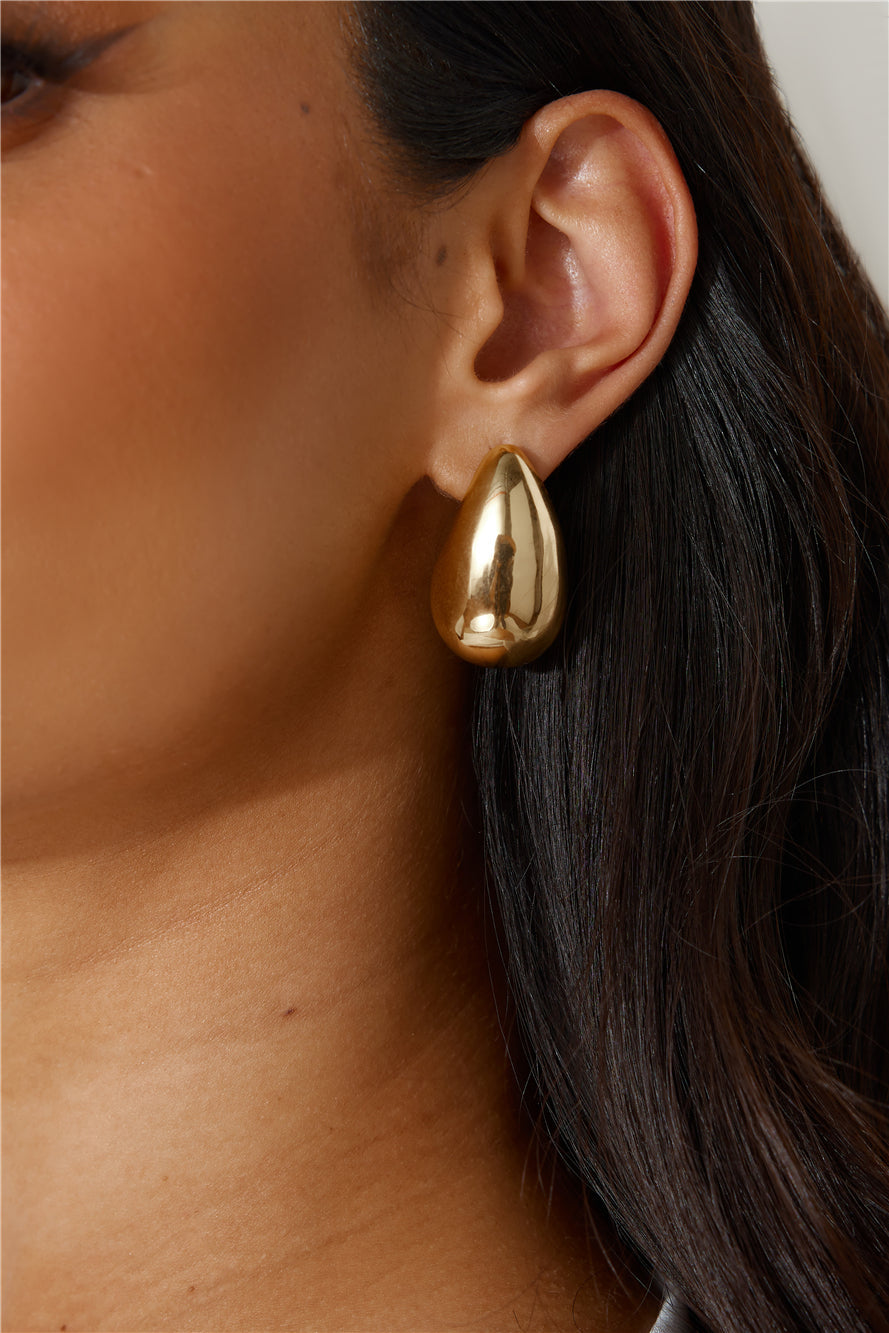 Gold Stud Earrings