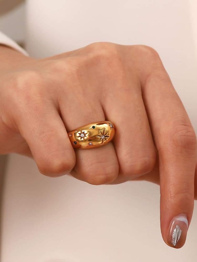 Close-Up Celestial Ring