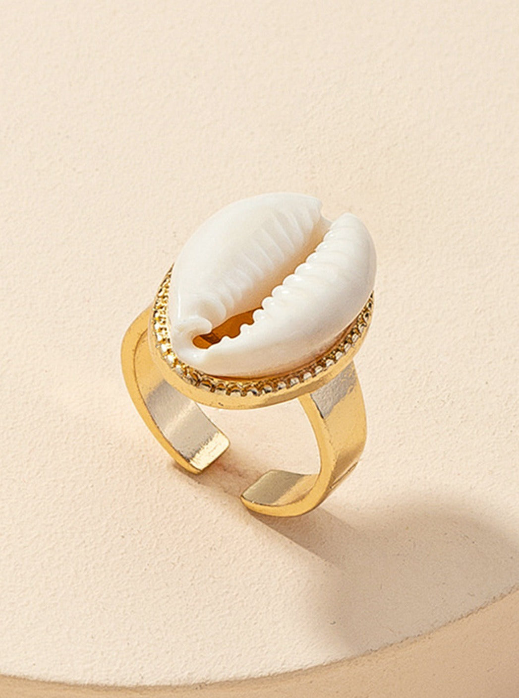 Cowrie Shell Ring